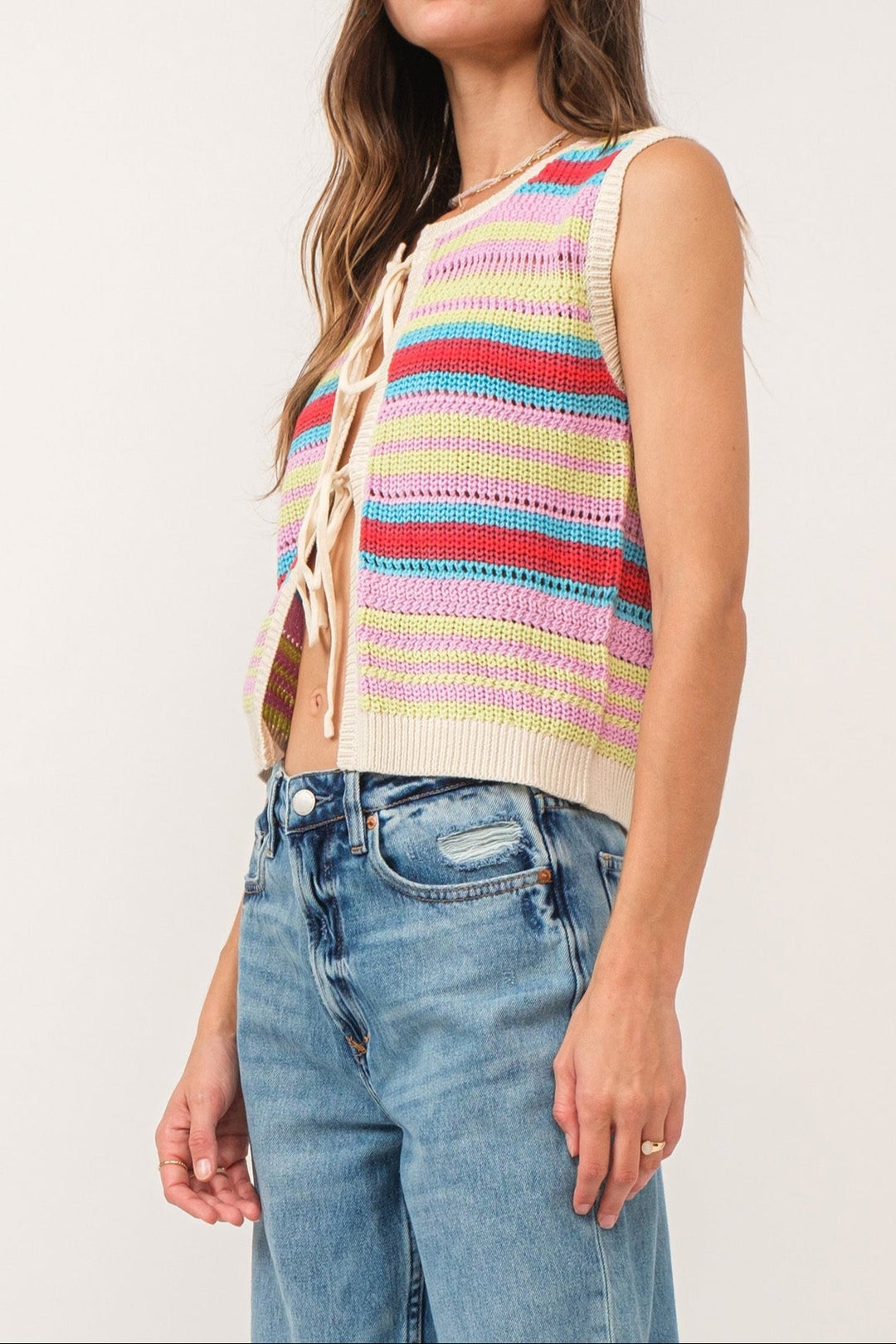 NORA TOP FESTIVAL MULTI CROCHET