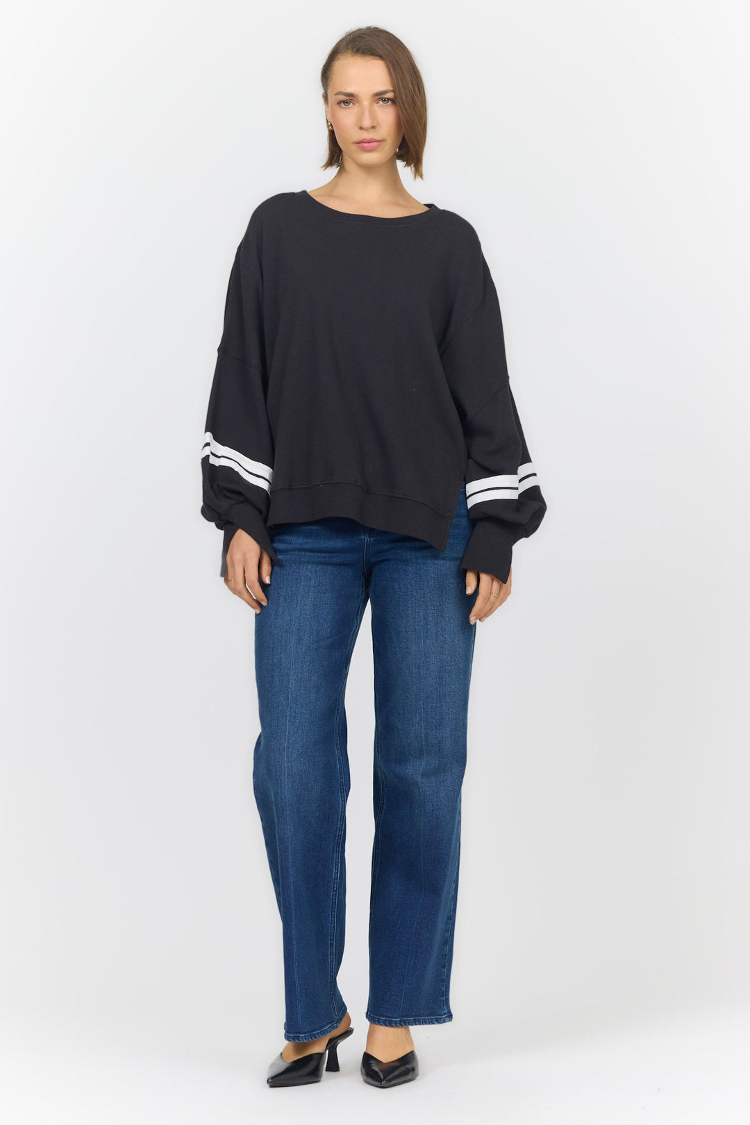 TRENTON SWEATSHIRT WASHED BLACK