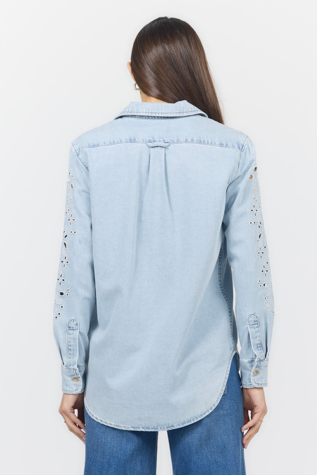 GALINA SHIRT CRYSTAL CHALK EMB.