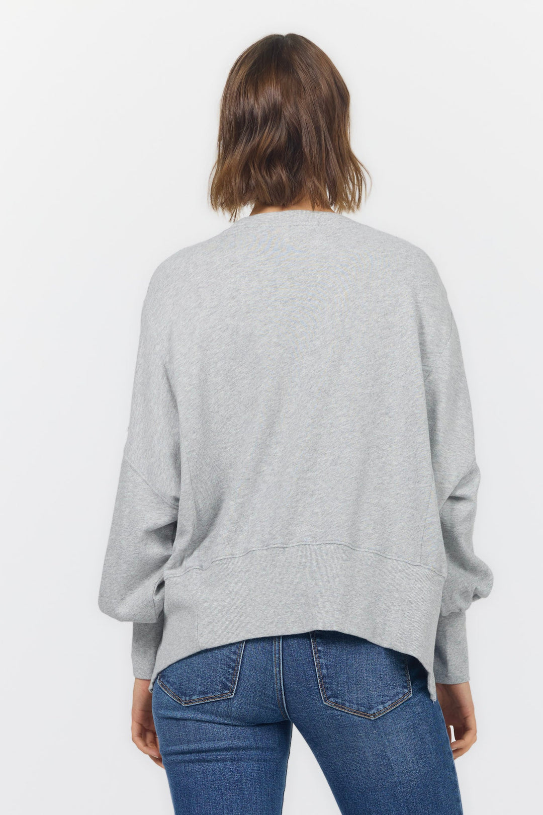 TRENTON SWEATER HEATHER GREY