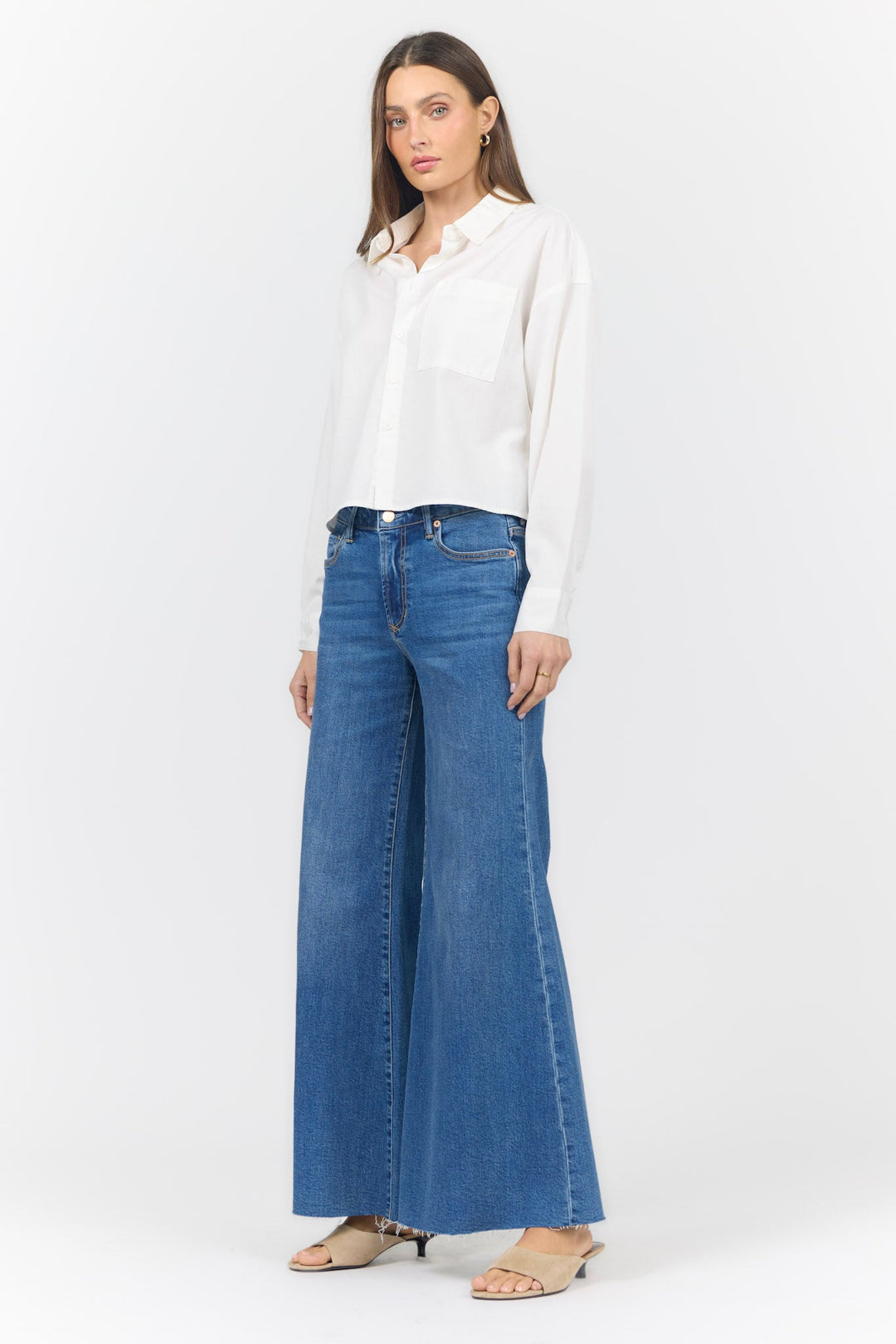 CROPPED SHIRT WHITE