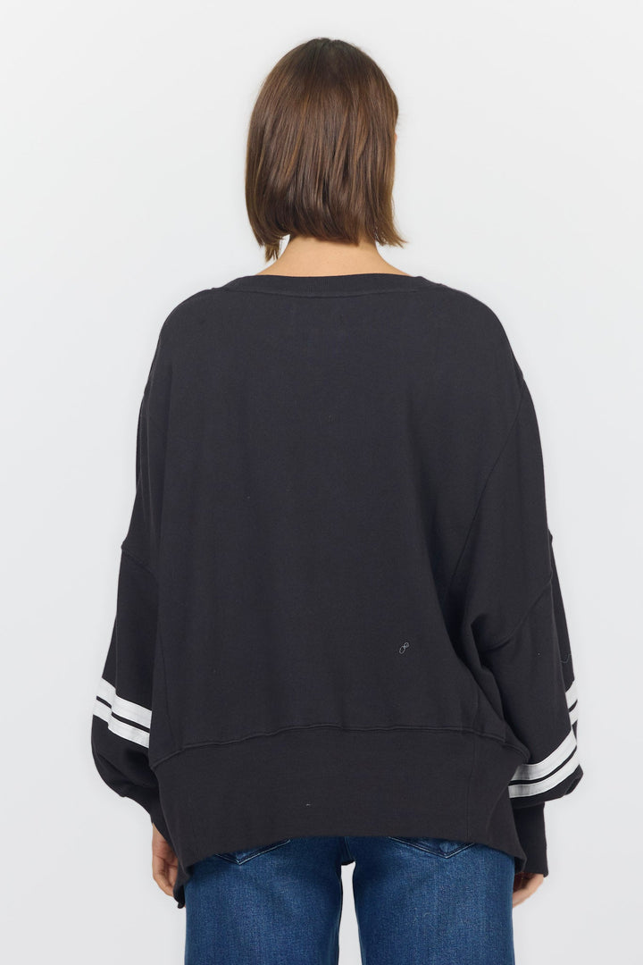 TRENTON SWEATSHIRT WASHED BLACK