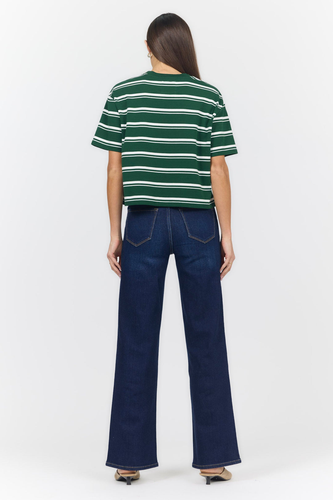 MADDOX TEE PINE STRIPE