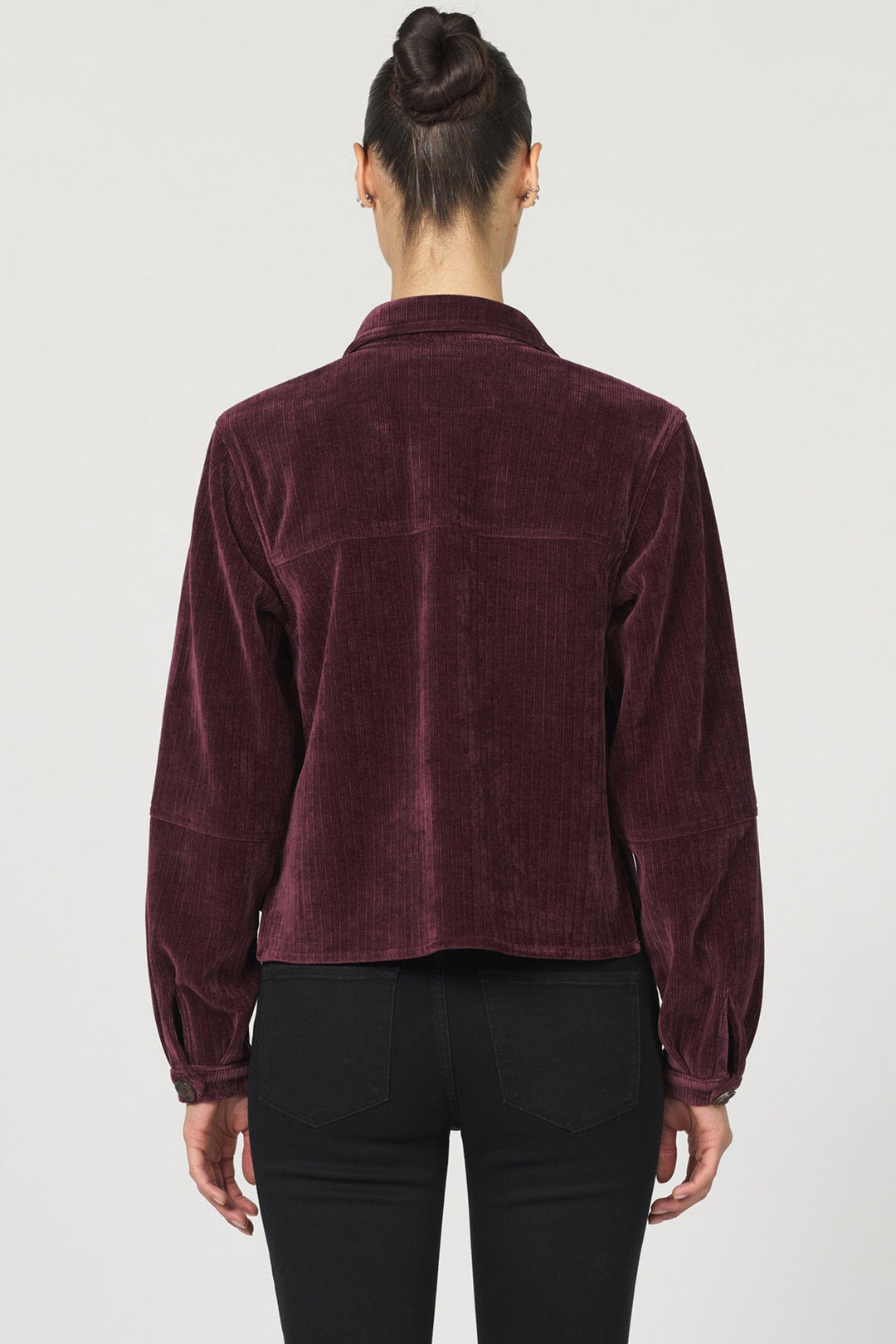 CROPPED GINA LONG SLEEVE JACKET  FIG