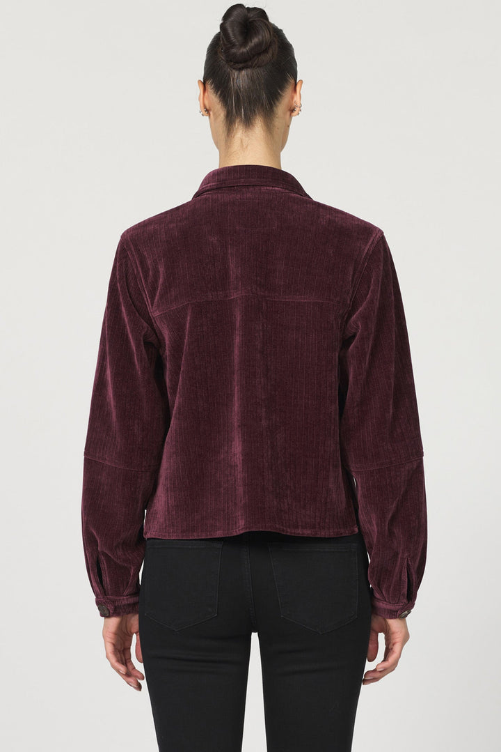 CROPPED GINA LONG SLEEVE JACKET  FIG