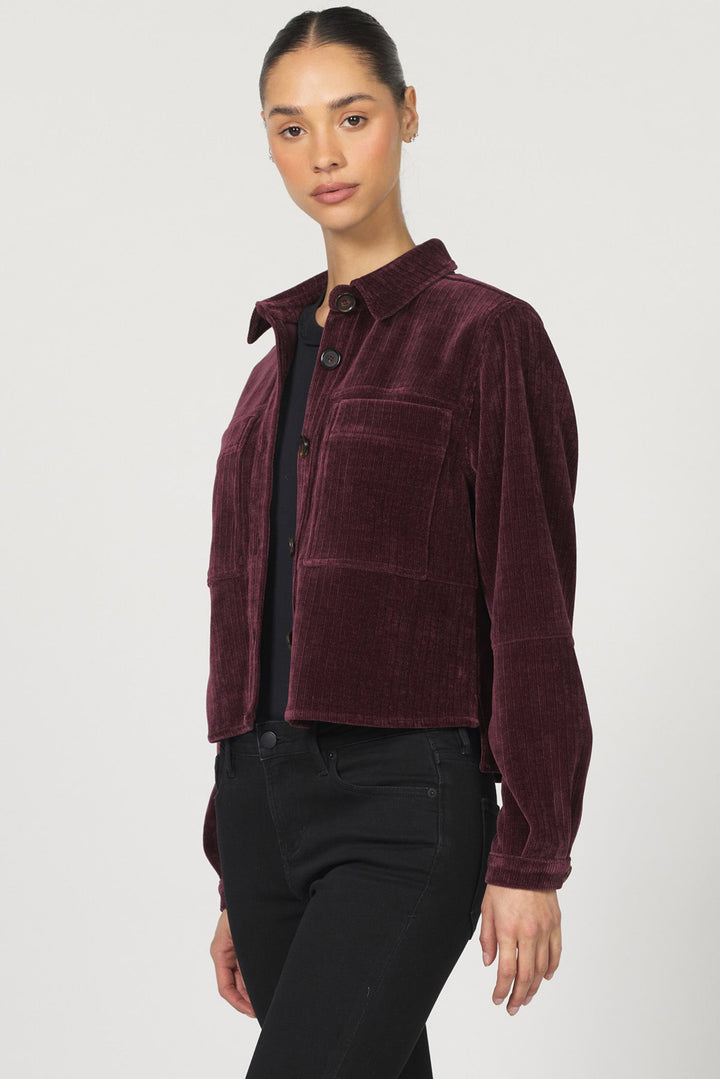 CROPPED GINA LONG SLEEVE JACKET  FIG