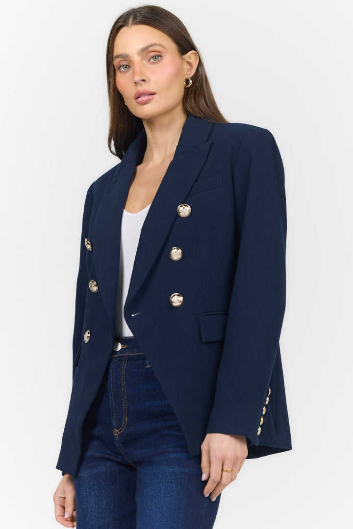 ROWENA JACKET BLACK IRIS