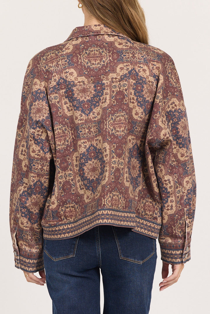 LEIGHTON LONG SLEEVE JACKET PERSIAN TAPESTRY