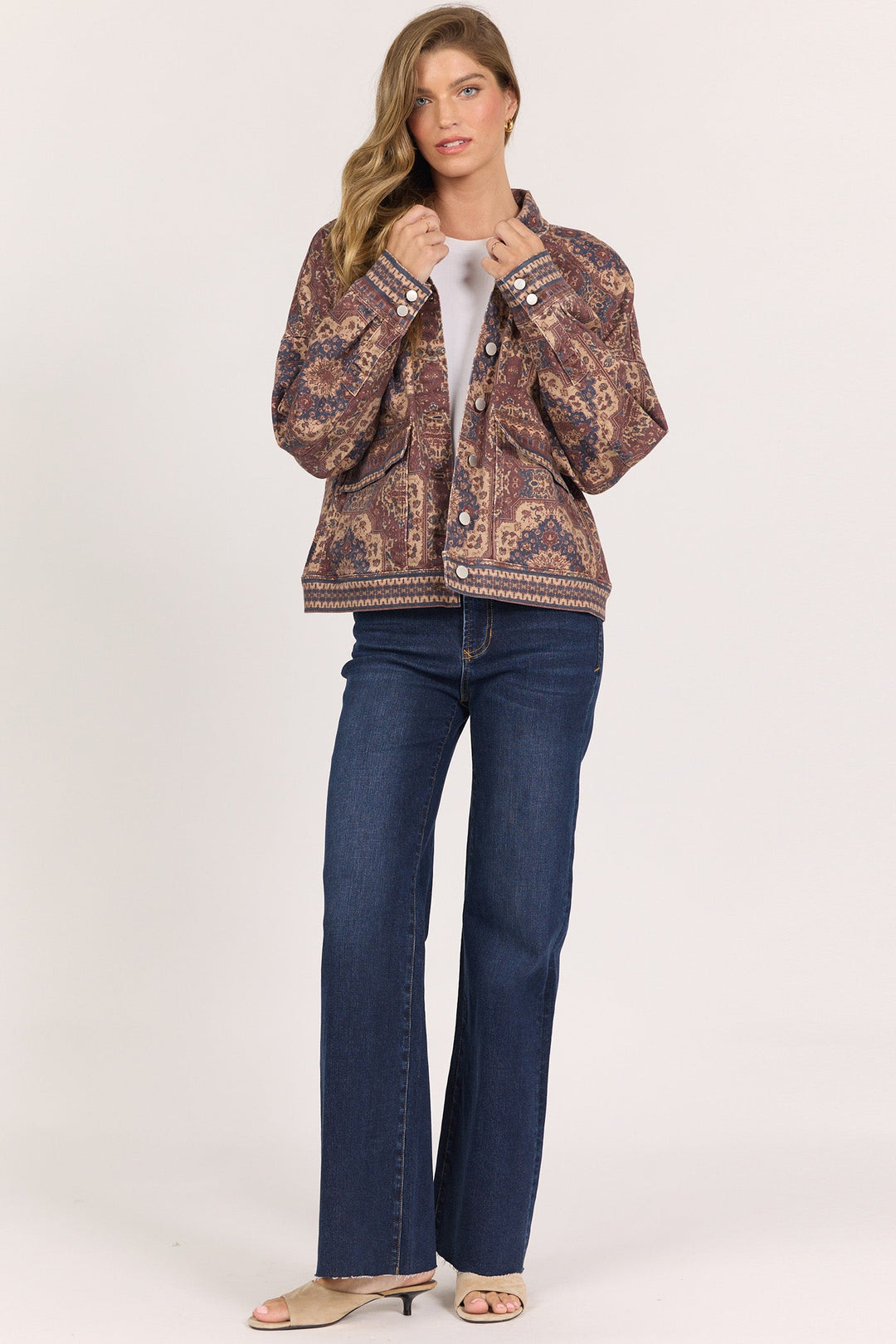 LEIGHTON LONG SLEEVE JACKET PERSIAN TAPESTRY