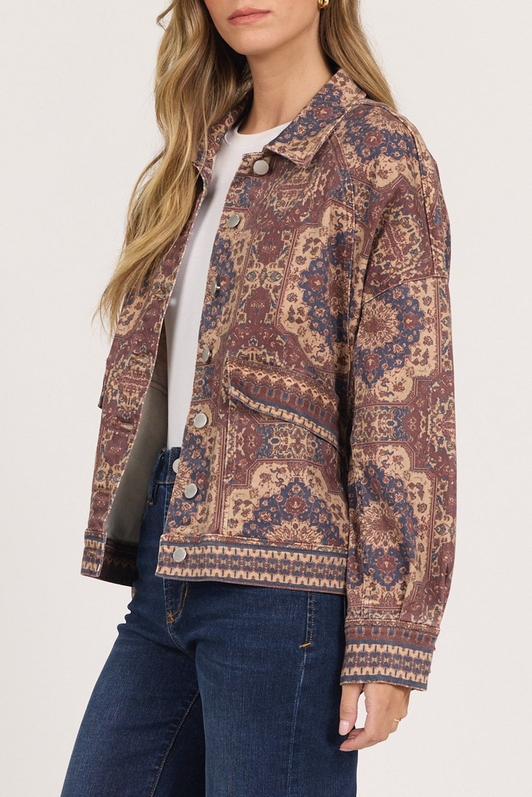 LEIGHTON LONG SLEEVE JACKET PERSIAN TAPESTRY