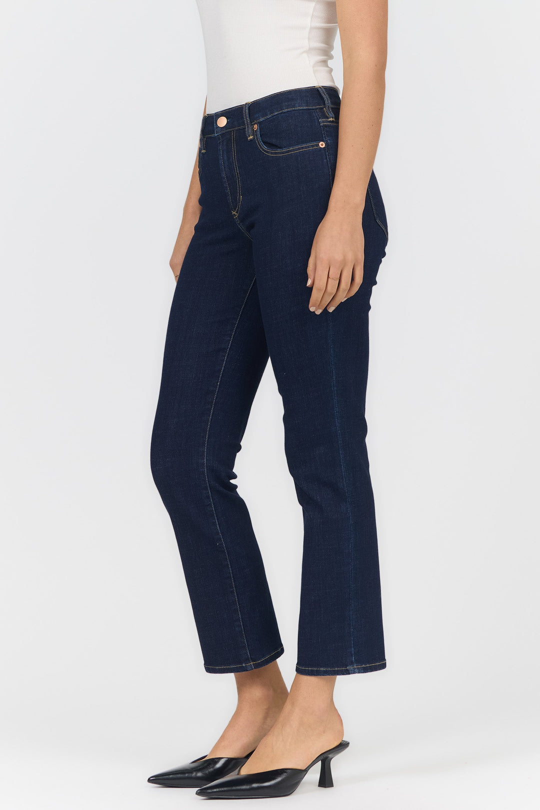 ANIKA MID RISE STRAIGHT LEG JEAN ANCHOR