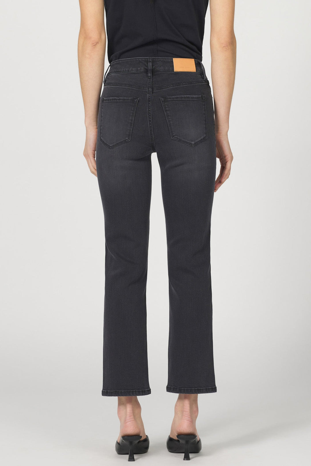 ANIKA MID RISE STRAIGHT LEG JEAN JET SET