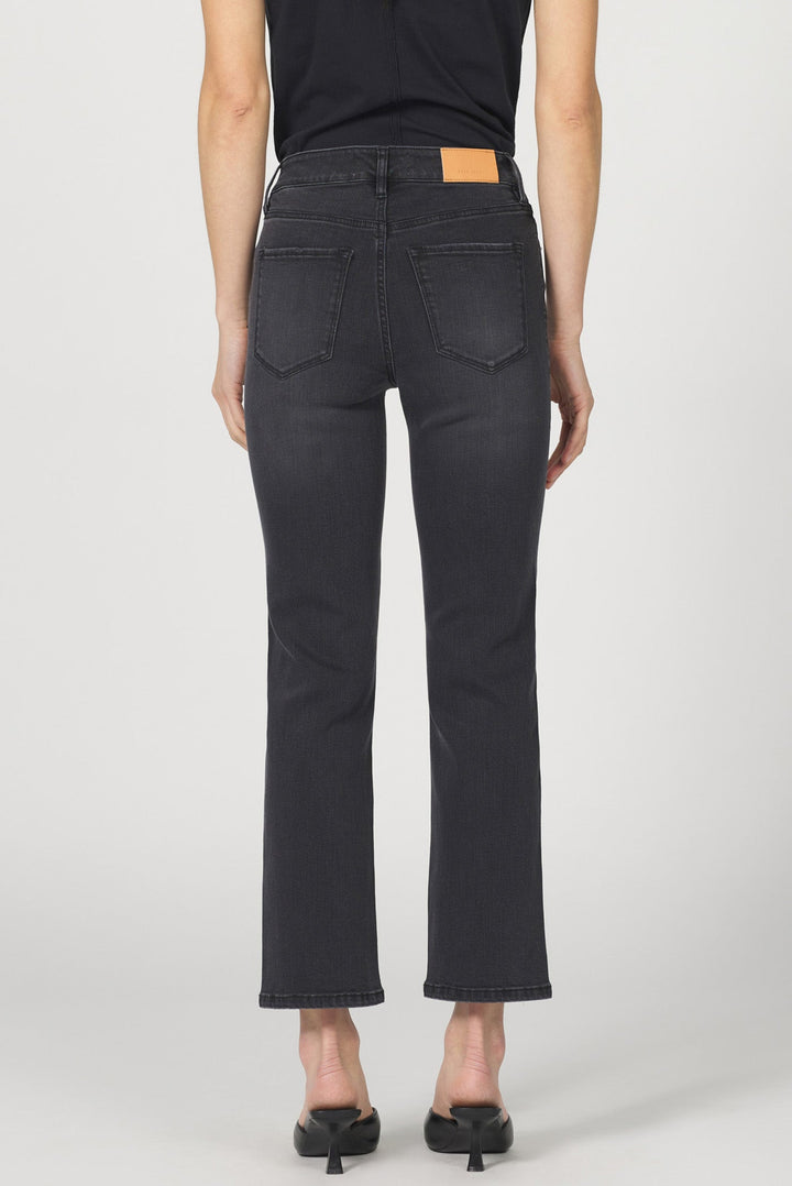 ANIKA MID RISE STRAIGHT LEG JEAN JET SET