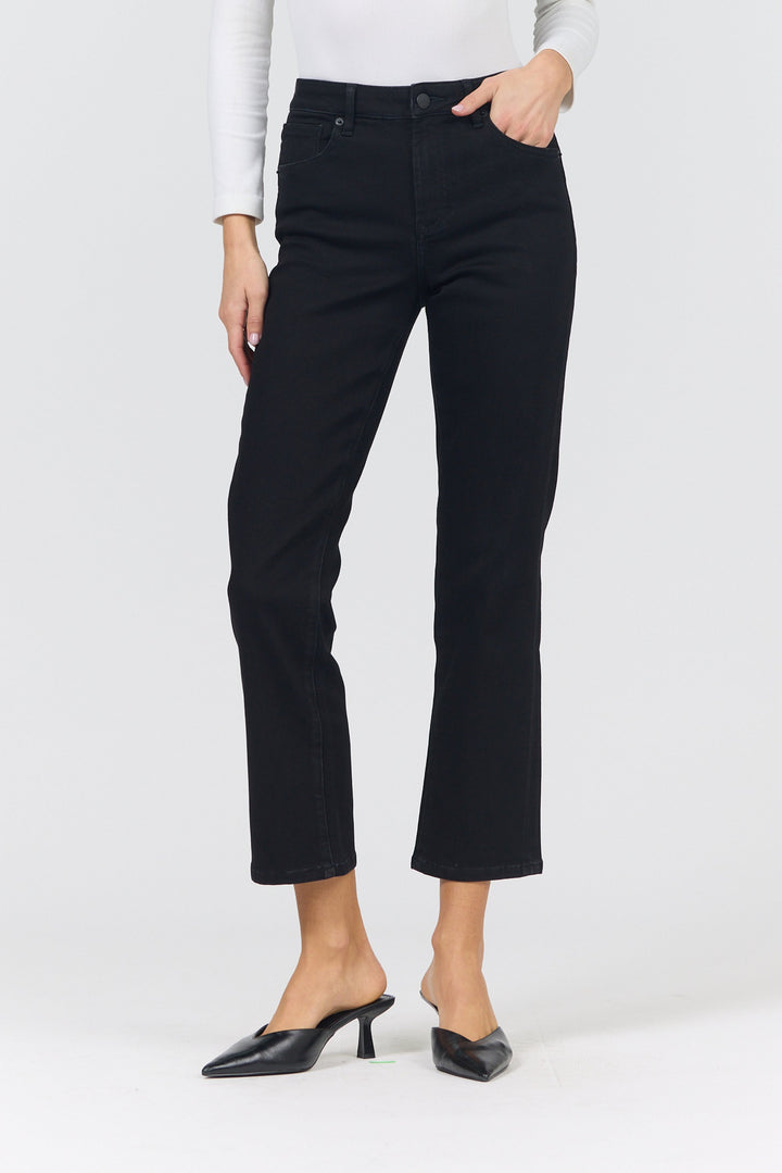 ANIKA STRAIGHT LEG JEAN BLACK ARROW