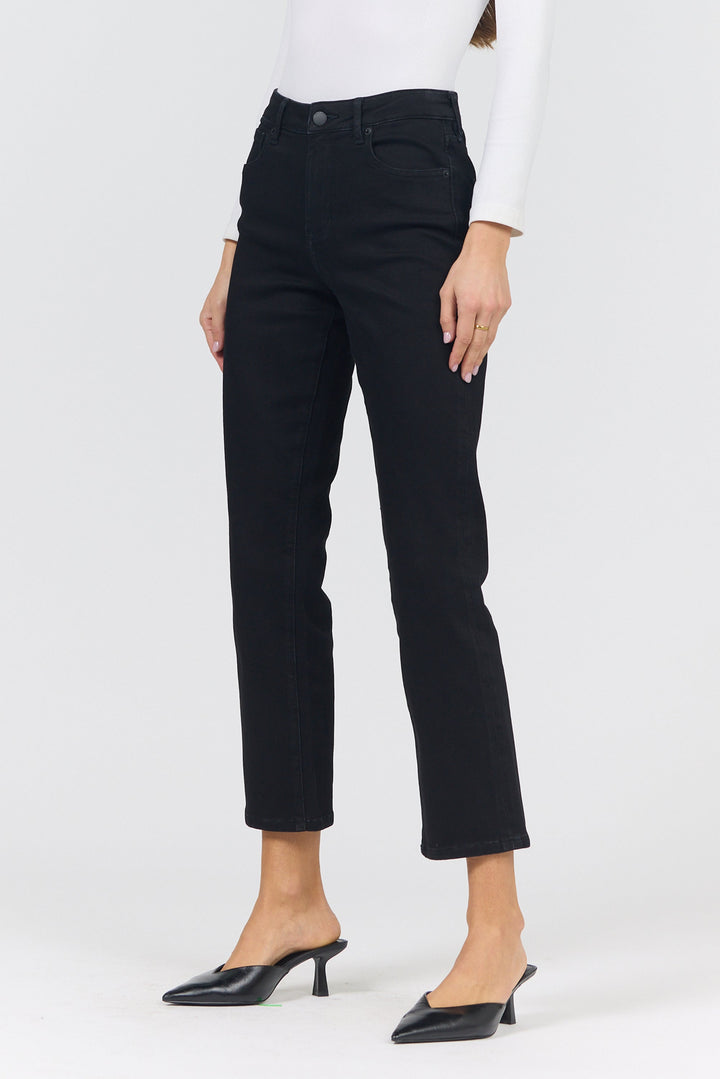 ANIKA STRAIGHT LEG JEAN BLACK ARROW