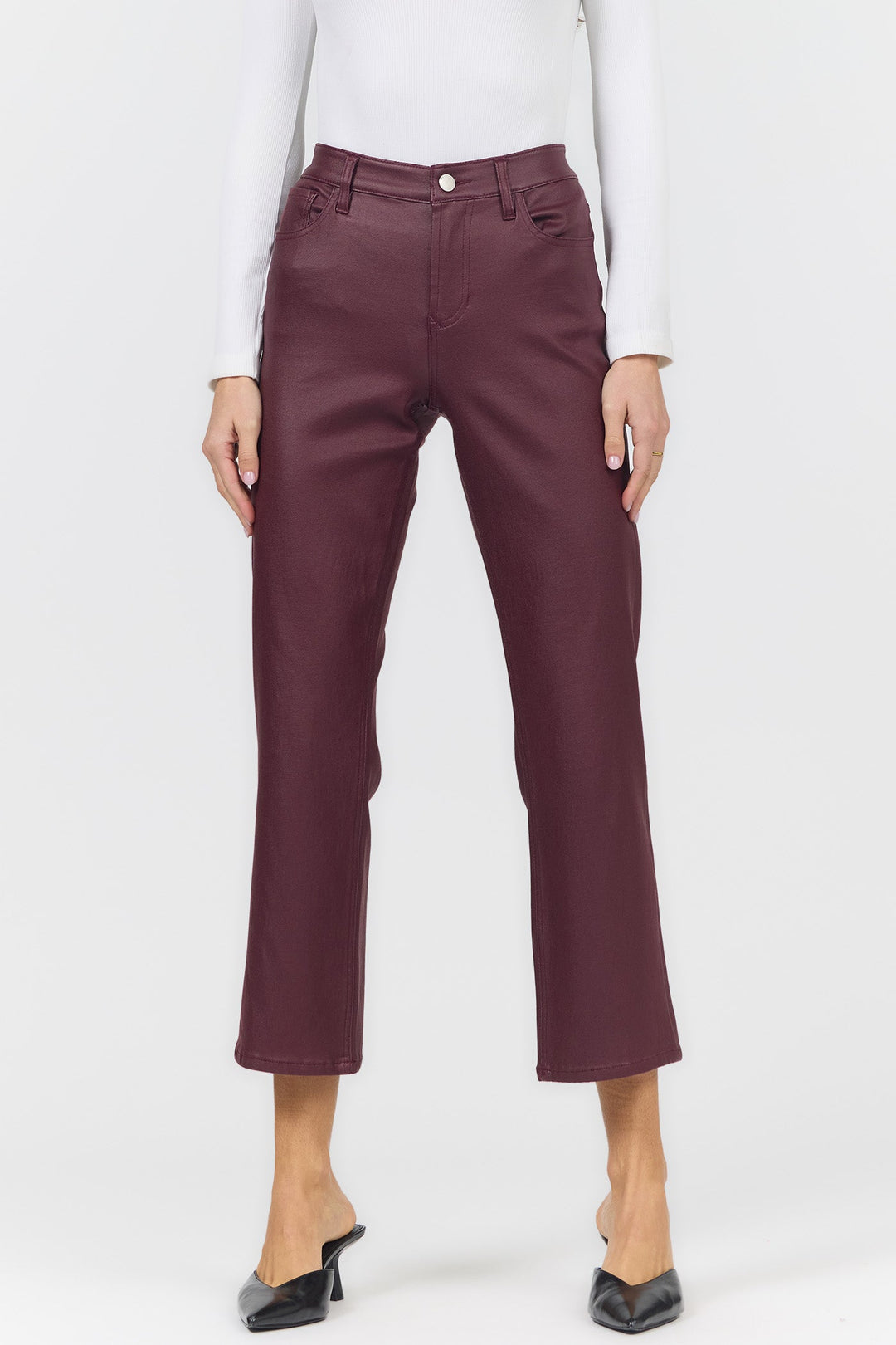 ANIKA MID RISE STRAIGHT LEG PANT FIG
