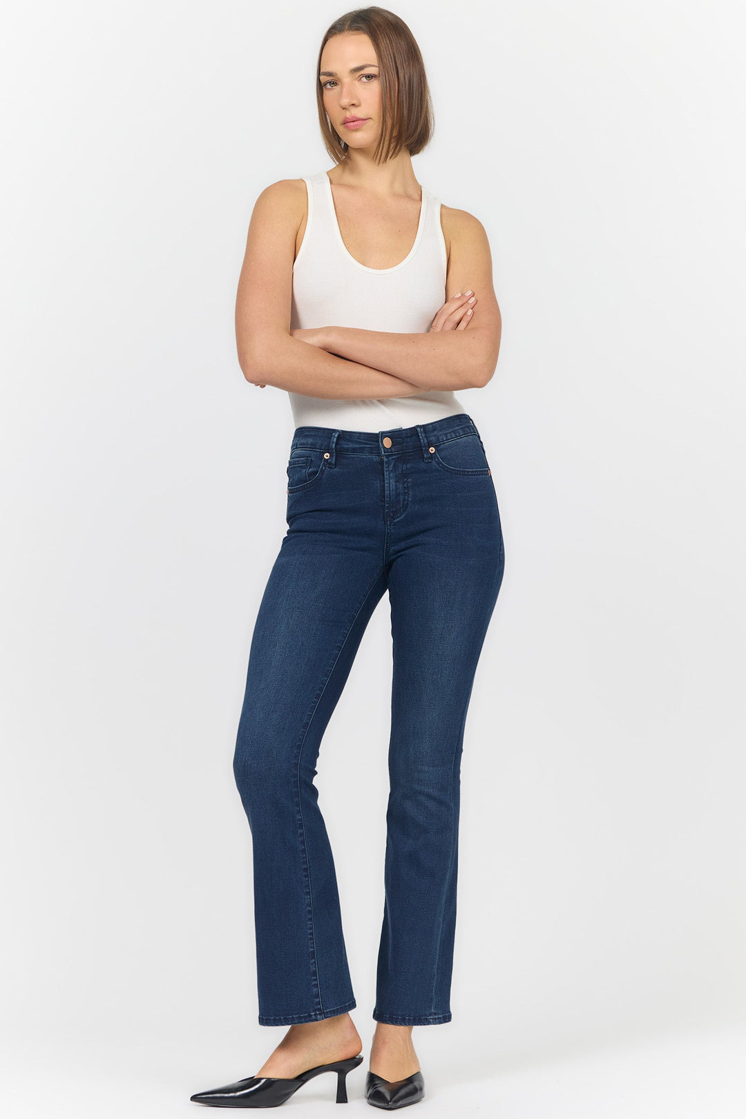 JAXTYN MID RISE BOOTCUT JEAN PRINCESS