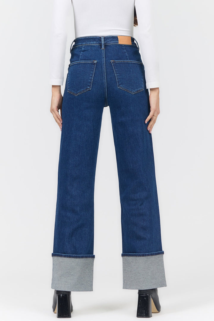 HOLLY HIGH RISE STRAIGHT LEG JEAN NORWOOD