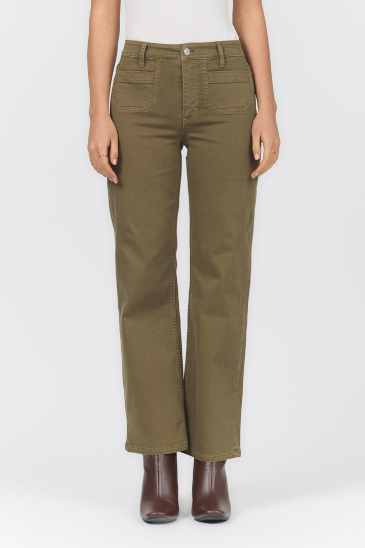 HOLLY STRAIGHT LEG JEAN OLIVE BRANCH