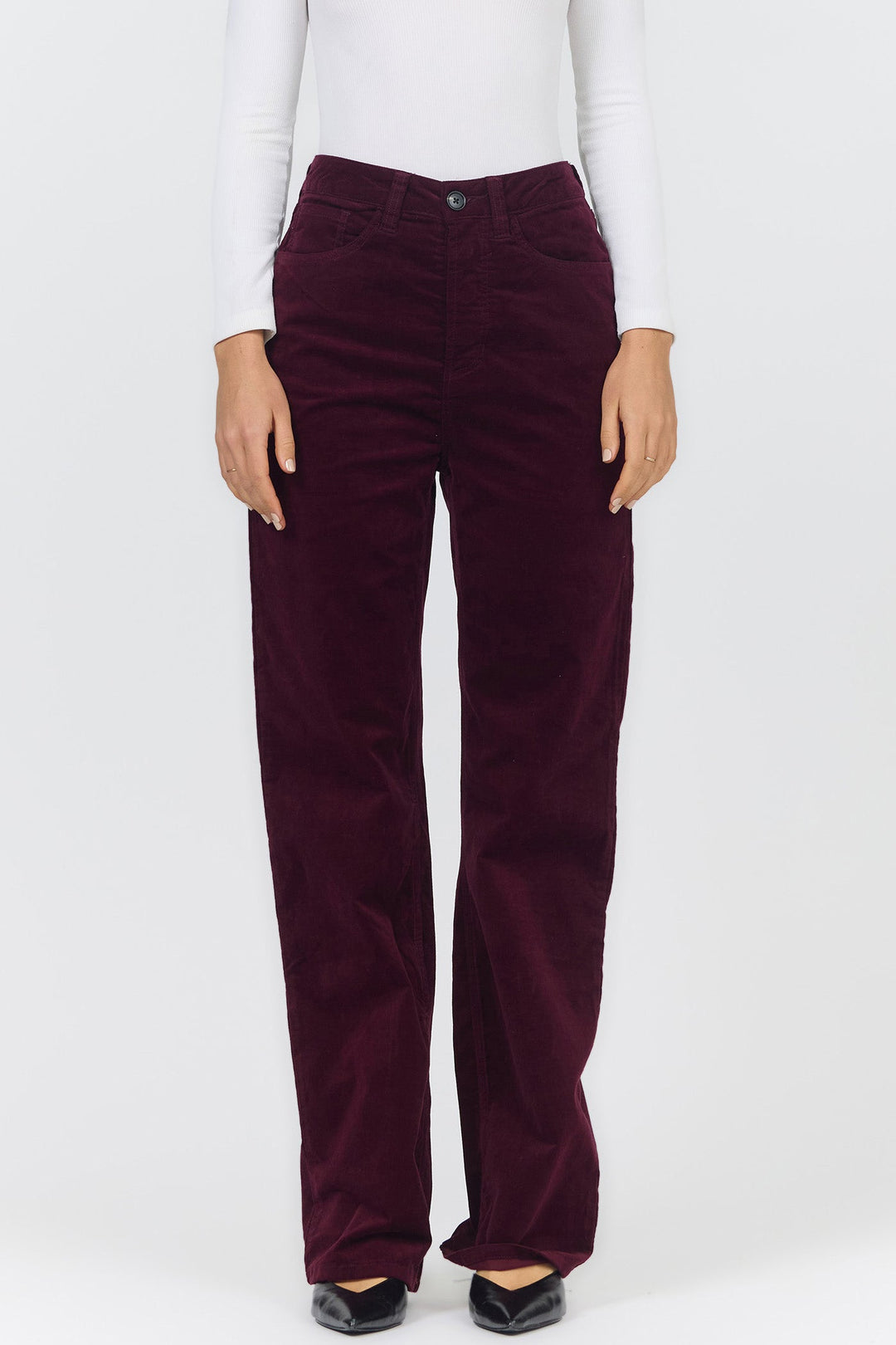 HOLLY HIGH RISE STRAIGHT LEG PANT FIG