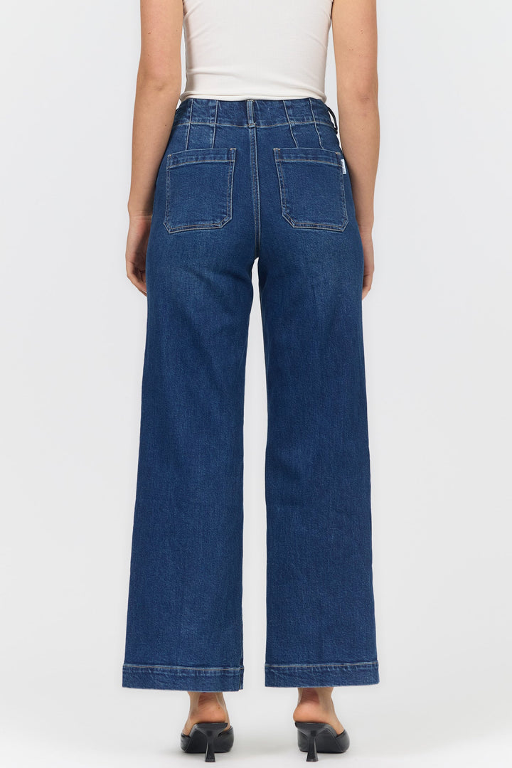 AUDREY HIGH RISE WIDE LEG JEAN FRAWLEY