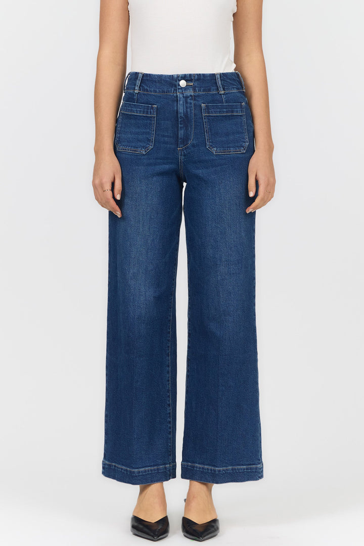 AUDREY HIGH RISE WIDE LEG JEAN FRAWLEY