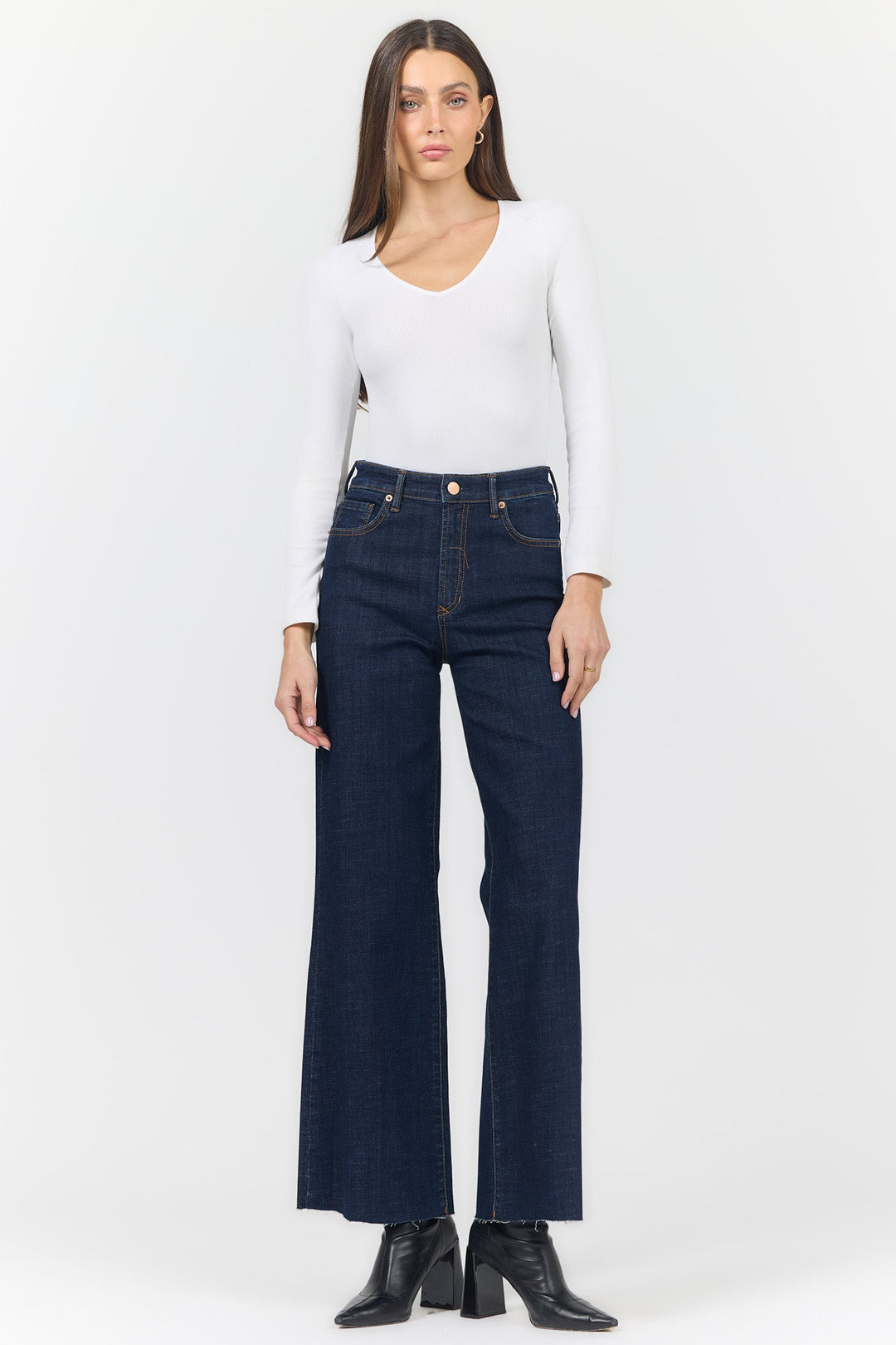 FIONA HIGH RISE WIDE LEG JEAN ANCHOR