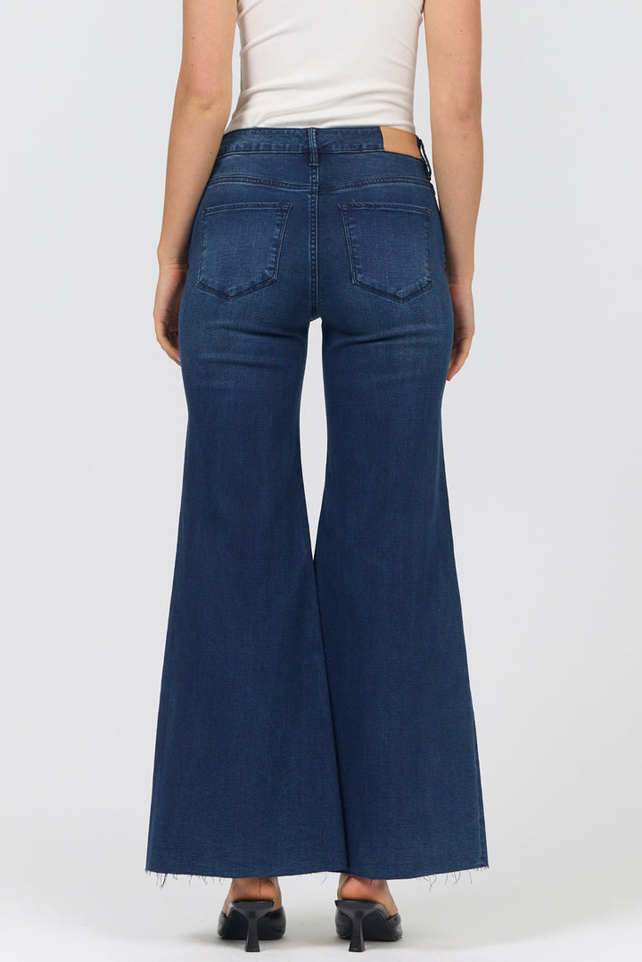 HENDRIX MID RISE WIDE LEG JEAN PRINCESS