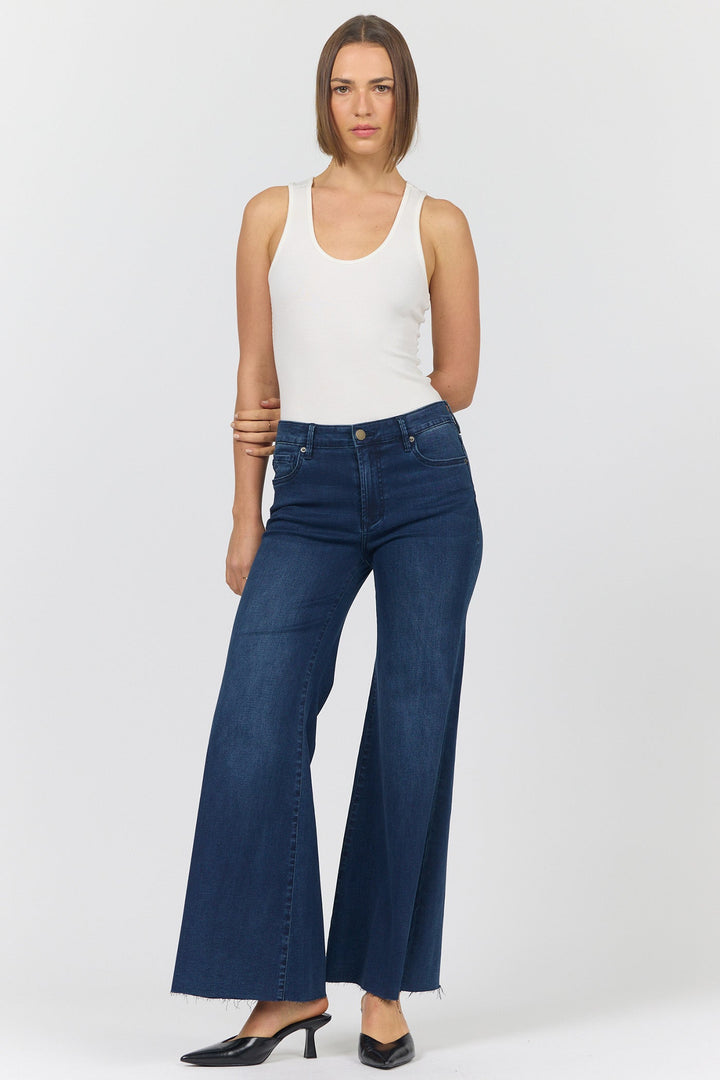 HENDRIX MID RISE WIDE LEG JEAN PRINCESS