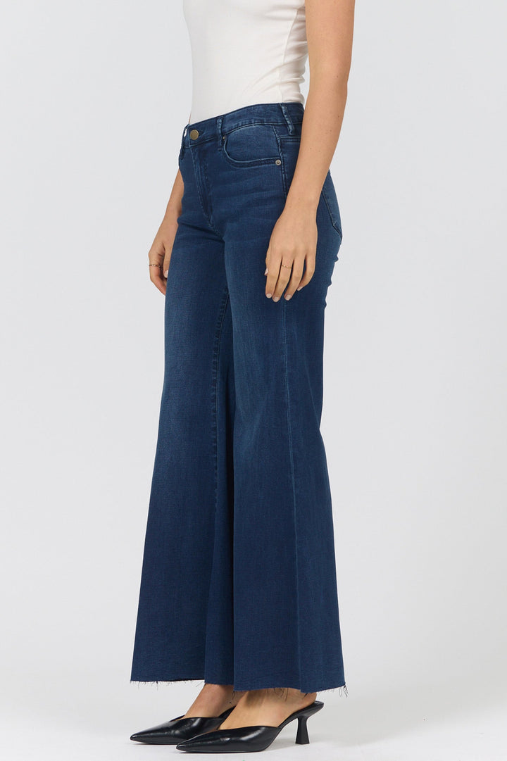 HENDRIX MID RISE WIDE LEG JEAN PRINCESS