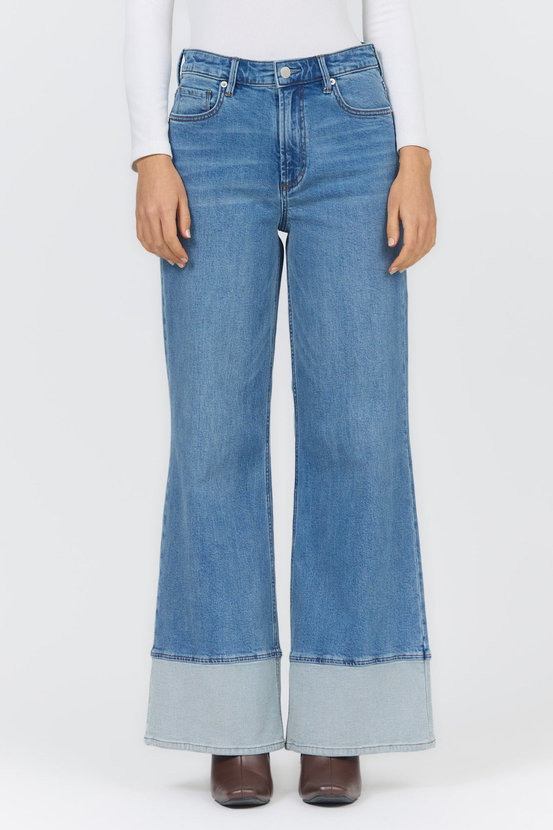 FIONA WIDE LEG JEAN ROME PLACE