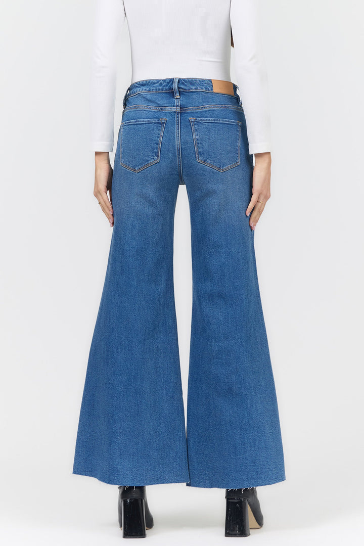 HENDRIX MID RISE WIDE LEG JEAN SOBRANCE