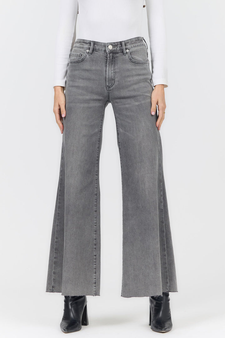 HENDRIX MID RISE WIDE LEG JEAN STONEY LANE