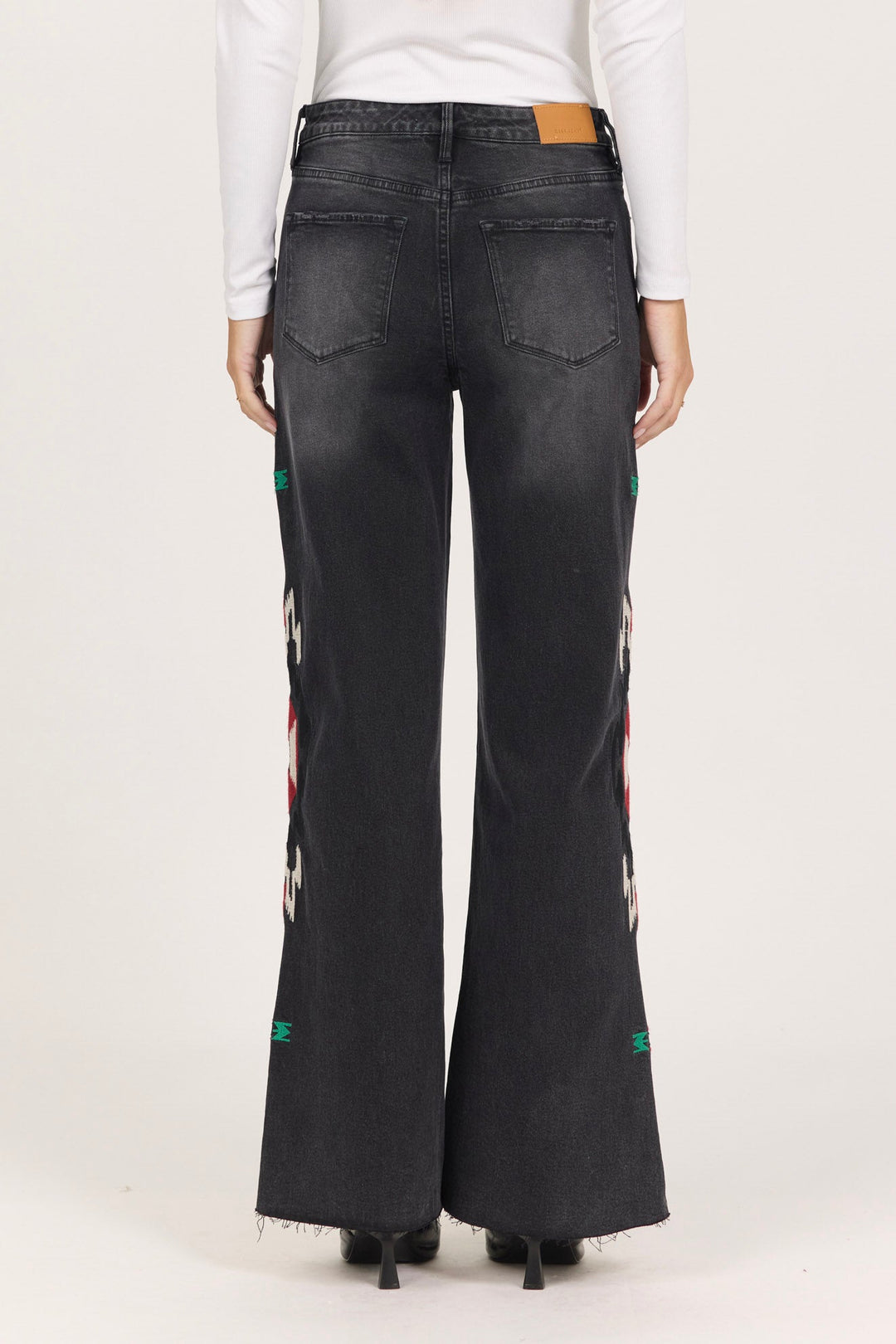 FIONA WIDE LEG JEAN VLACKLEN