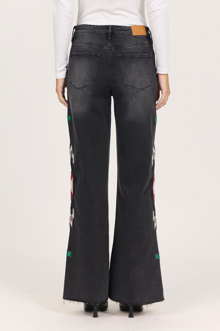 FIONA WIDE LEG JEAN VLACKLEN