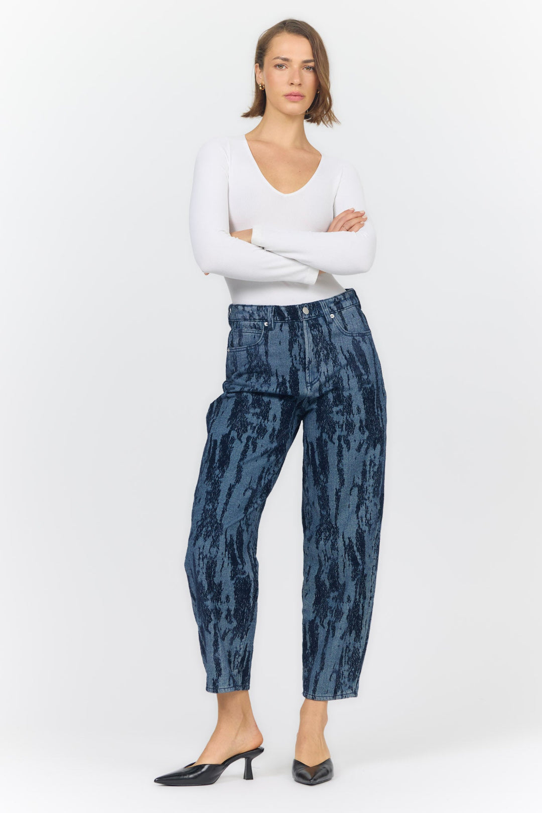 EVERETT JEAN SPECKLED DENIM
