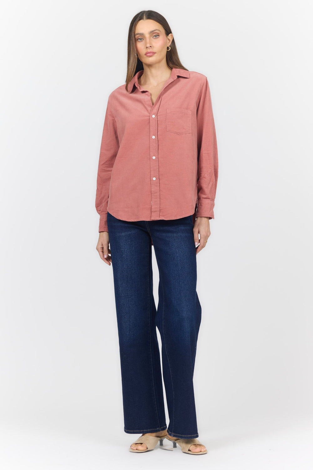 GALINA LONG SLEEVE SHIRT ROSE DAWN