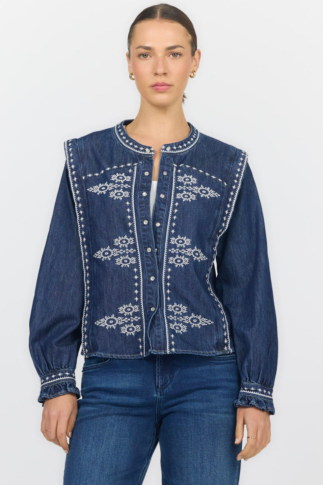 NILA LONG SLEEVE BLOUSE BRISTOL BAY