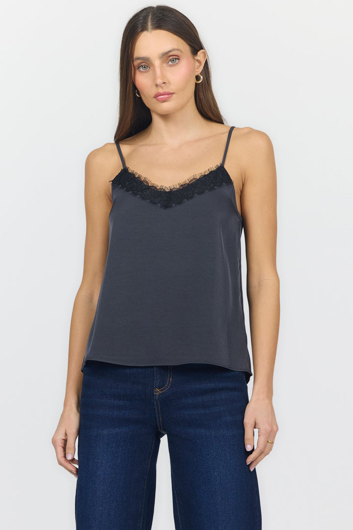 ALEXANDRIA V-NECK SLEEVELESS TANK TURBULENCE