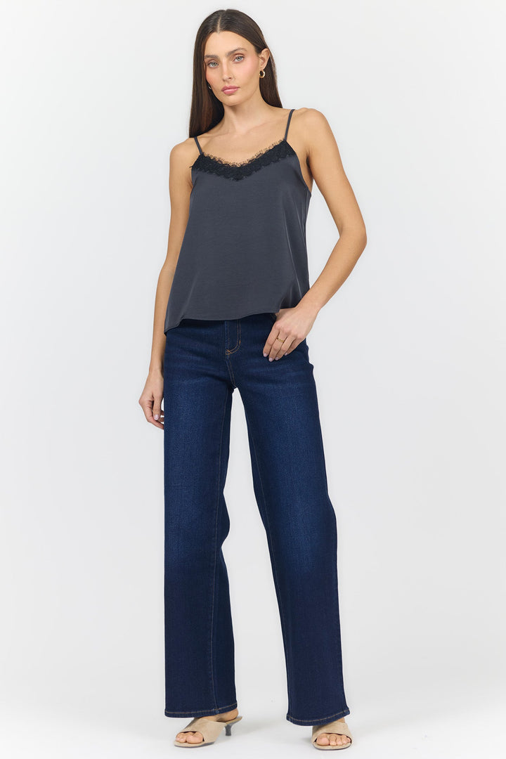 ALEXANDRIA V-NECK SLEEVELESS TANK TURBULENCE