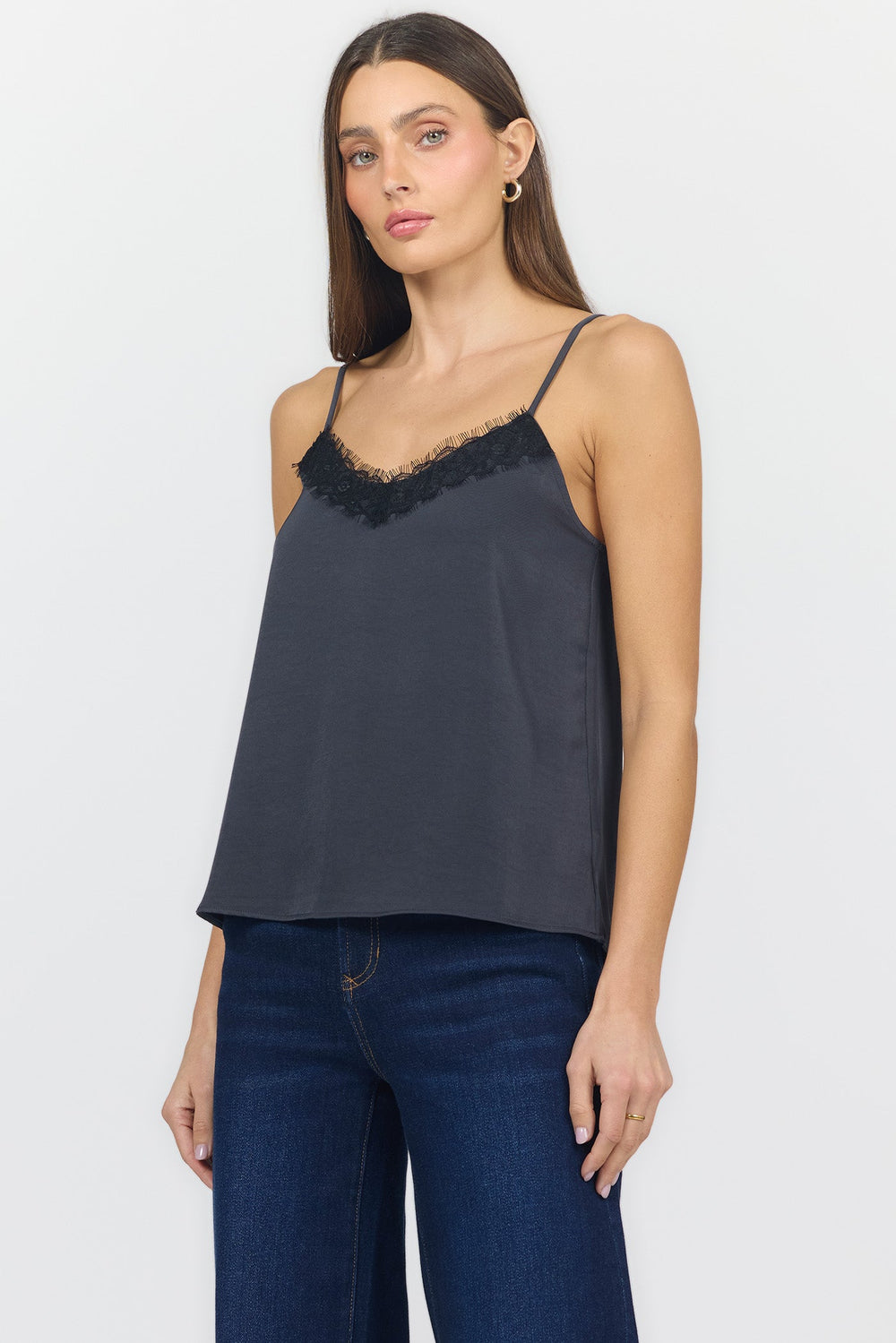 ALEXANDRIA V-NECK SLEEVELESS TANK TURBULENCE