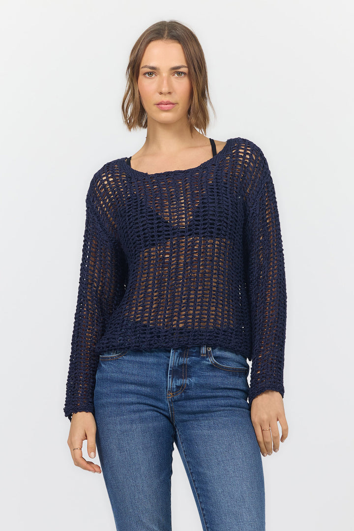 ADELA SWEATER BLACK IRIS