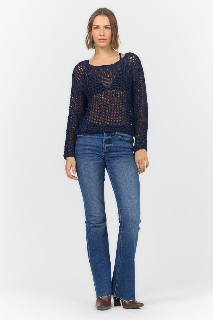 ADELA SWEATER BLACK IRIS