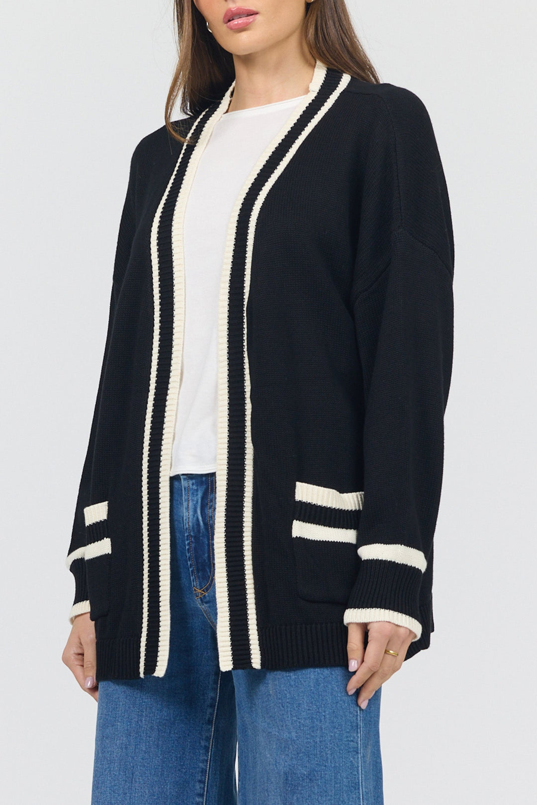 AMANI CARDIGAN BLACK