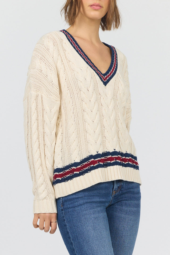 KAIRI SWEATER ACADEMY STRIPES