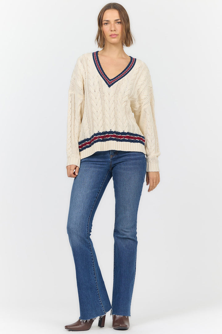 KAIRI SWEATER ACADEMY STRIPES