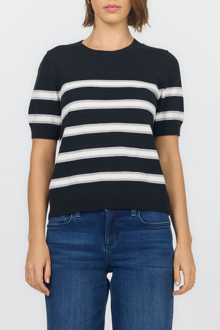 AMARIS SWEATER BLACK AND GREY