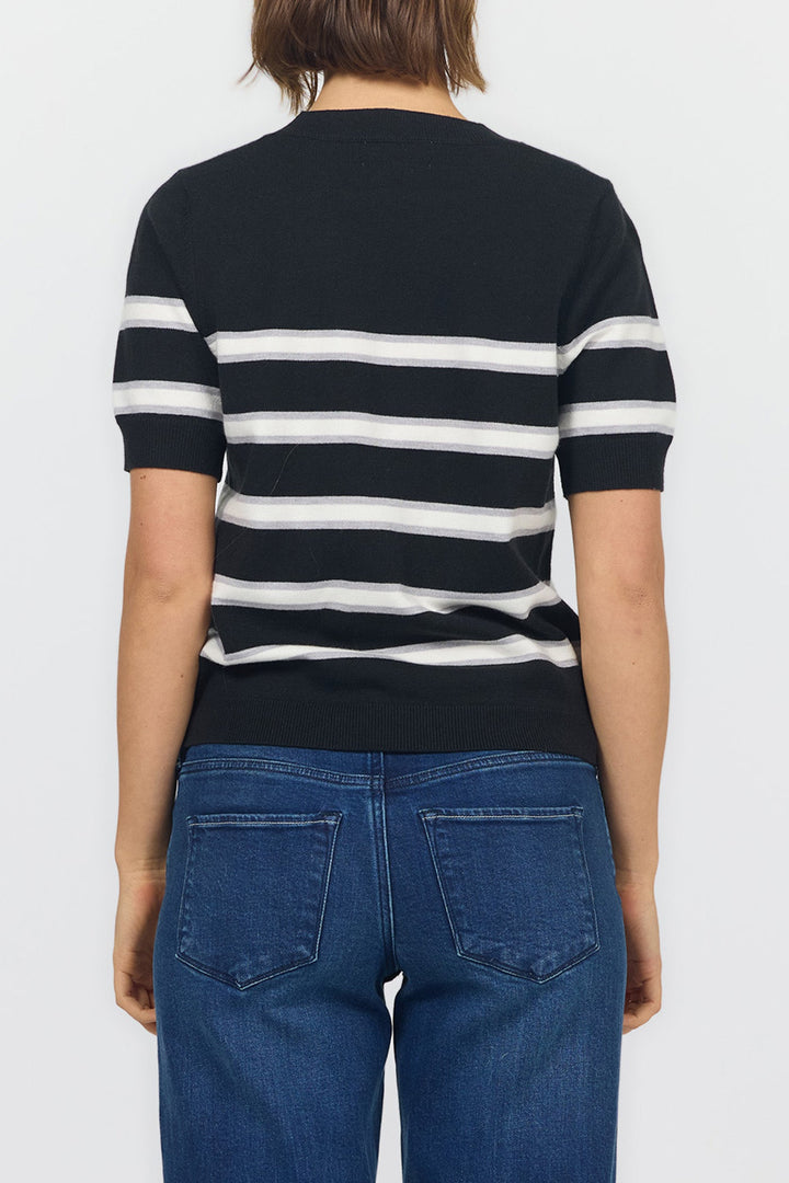 AMARIS SWEATER BLACK AND GREY