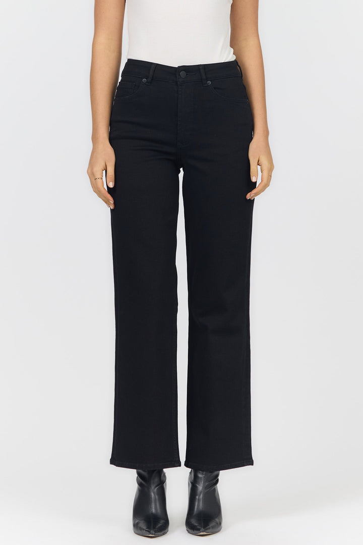 HOLLY STRAIGHT LEG JEAN BLACK ARROW