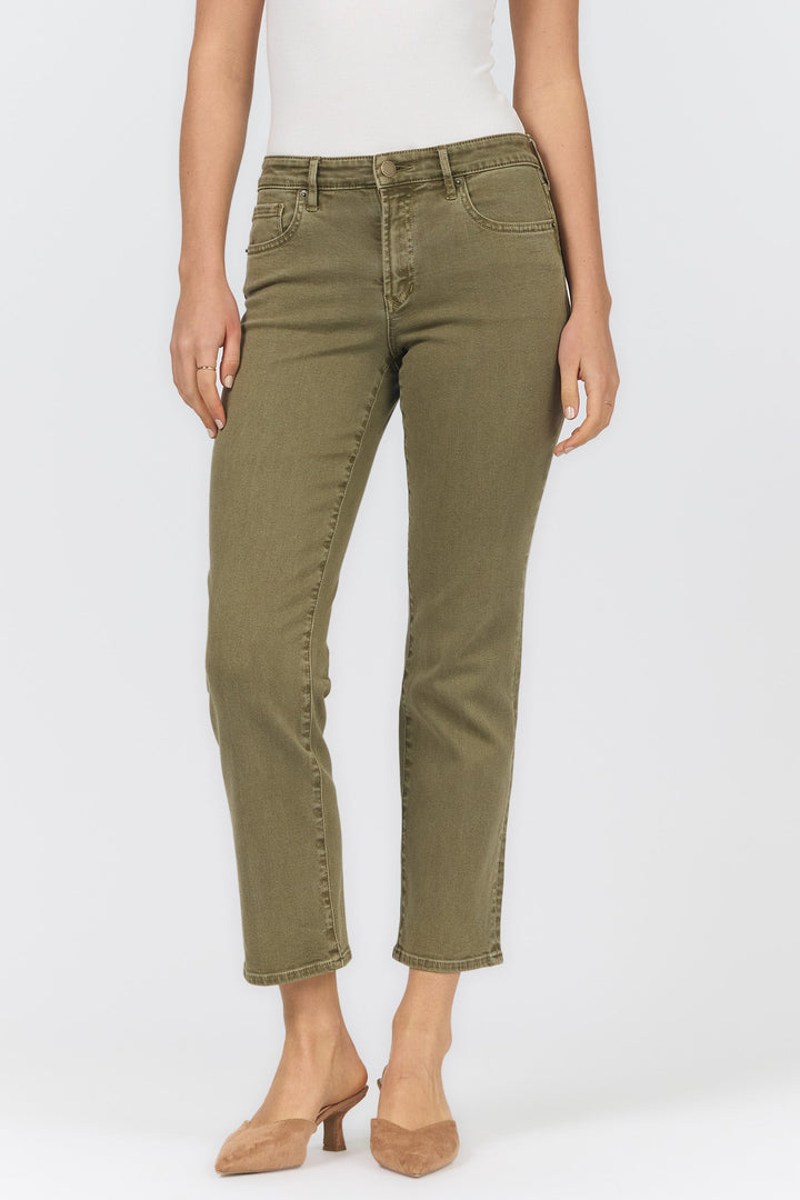 ANIKA STRAIGHT LEG JEAN OLIVE BRANCH